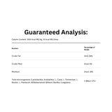 Guaranteed analysis of Open Farm Dog Supplement Probiotic 90 soft chews