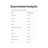 Guaranteed analysis of Open Farm RawMix Tide & Terrain Dog Food