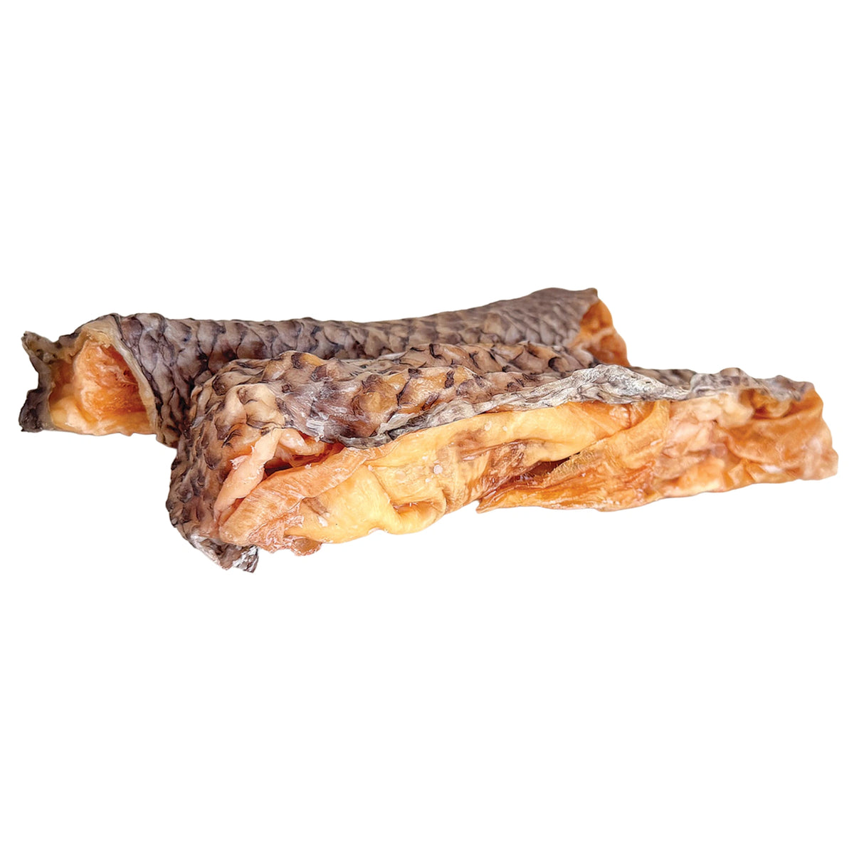 Close-up view of Open Range Sushi Bar Dog Treats on a white background