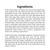 List of Ingredients of Orijen Amazing Grains Original Dog Food