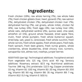 List of Ingredients of Orijen Amazing Grains Puppy Dog Food