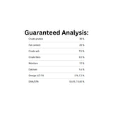Guaranteed Analysis of Orijen Amazing Grains Puppy Dog Food