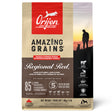 Front view of Orijen Amazing Grains Regional Red Dog Food on a white background