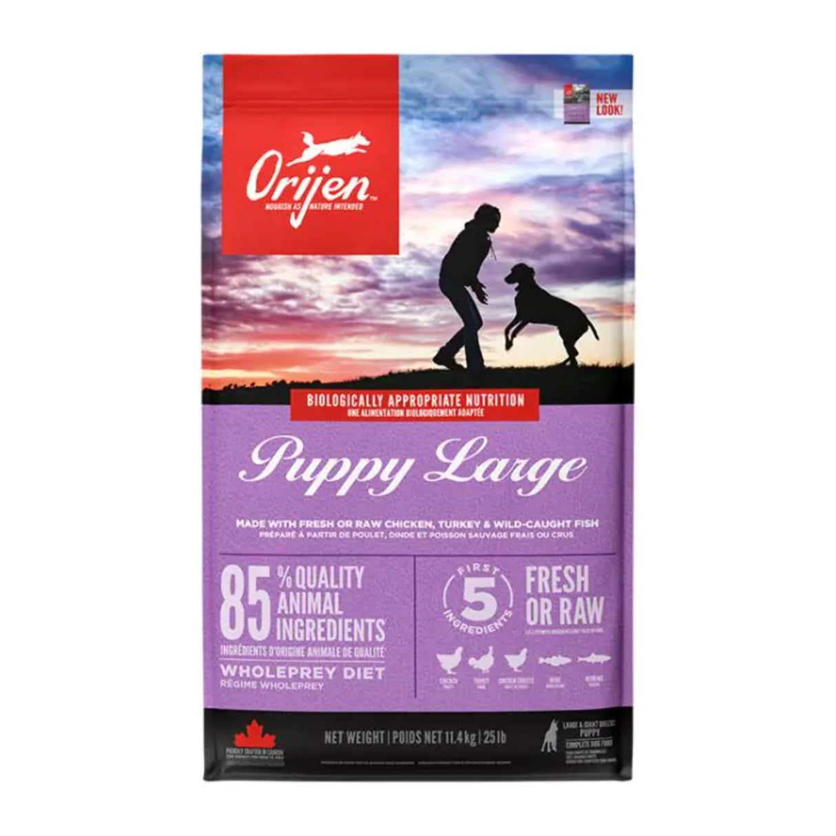 ORIJEN PUPPY LARGE 11.4KG Bag