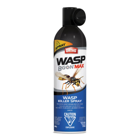 Front view of Ortho Wasp B Gon Max Wasp Killer Spray on a white background