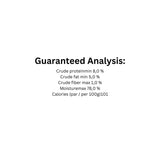 Guaranteed analysis panel of Oven-Baked Tradition Duck Paté Dog Food