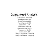 Guaranteed analysis of Oven-Baked Tradition urinary tract care cat food