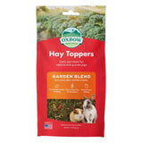 Front view of Oxbow Small Pet Food Hay Topper on a white background