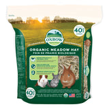 Front view of Oxbow Organic Meadow Hay Pet Food on a white background