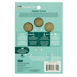 Back view of Oxbow Timmy Pops Small Pet Treats showing packaging and label on a white background