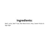 Guaranteed Analysis of PetKind That's It Red Meat Dog Food