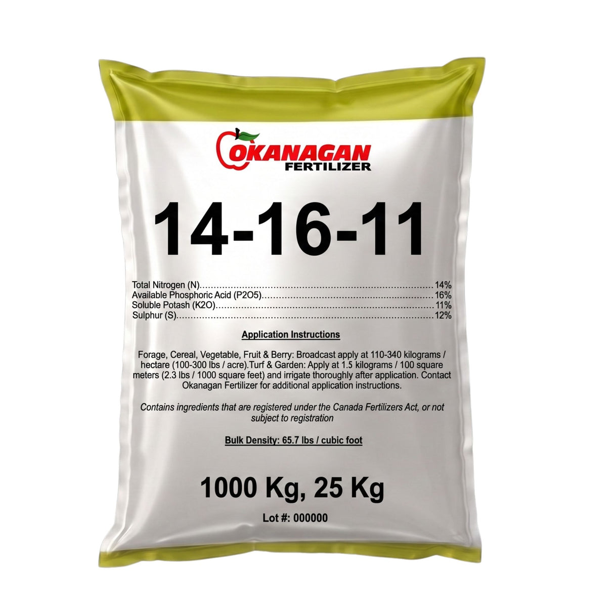 14-16-11-12S All-Purpose Fertilizer 25kg |Lawn & Garden | Starter Blend