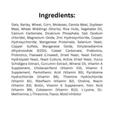 List of ingredients for Rancher's Sweet Texture Horse Feed