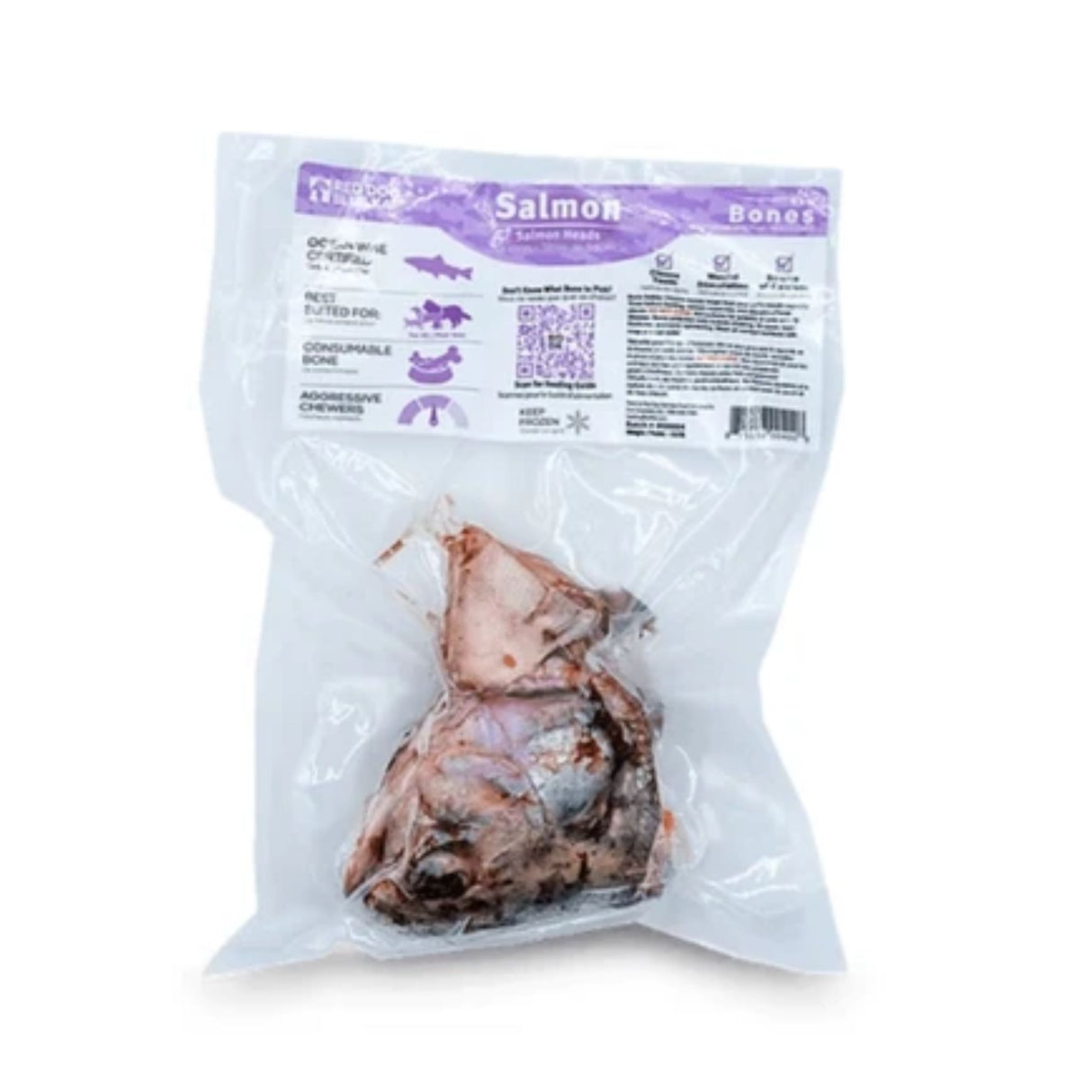 Red Dog Blue Kat Salmon Heads Raw Bones 0.8lb