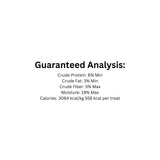 Guaranteed analysis of Redbarn Dur-A-Bulls Tire Dog Treats