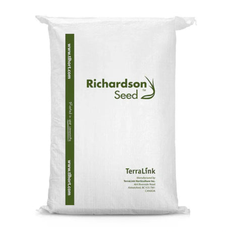 Front view of Richardson Seed roadside revegetation seed mix on a white background