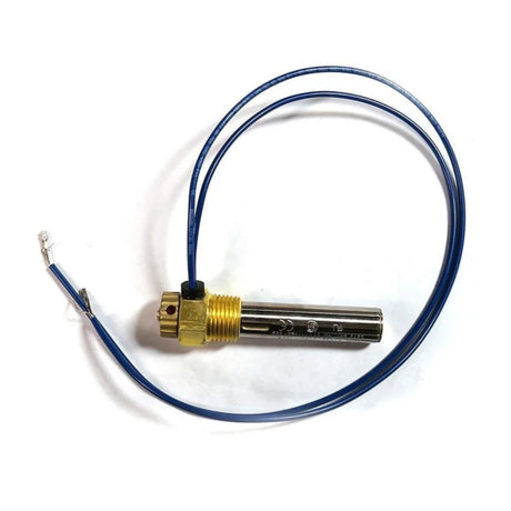 Front view of Ritchie Fenwal Thermostat for stainless steel troughs on a white background