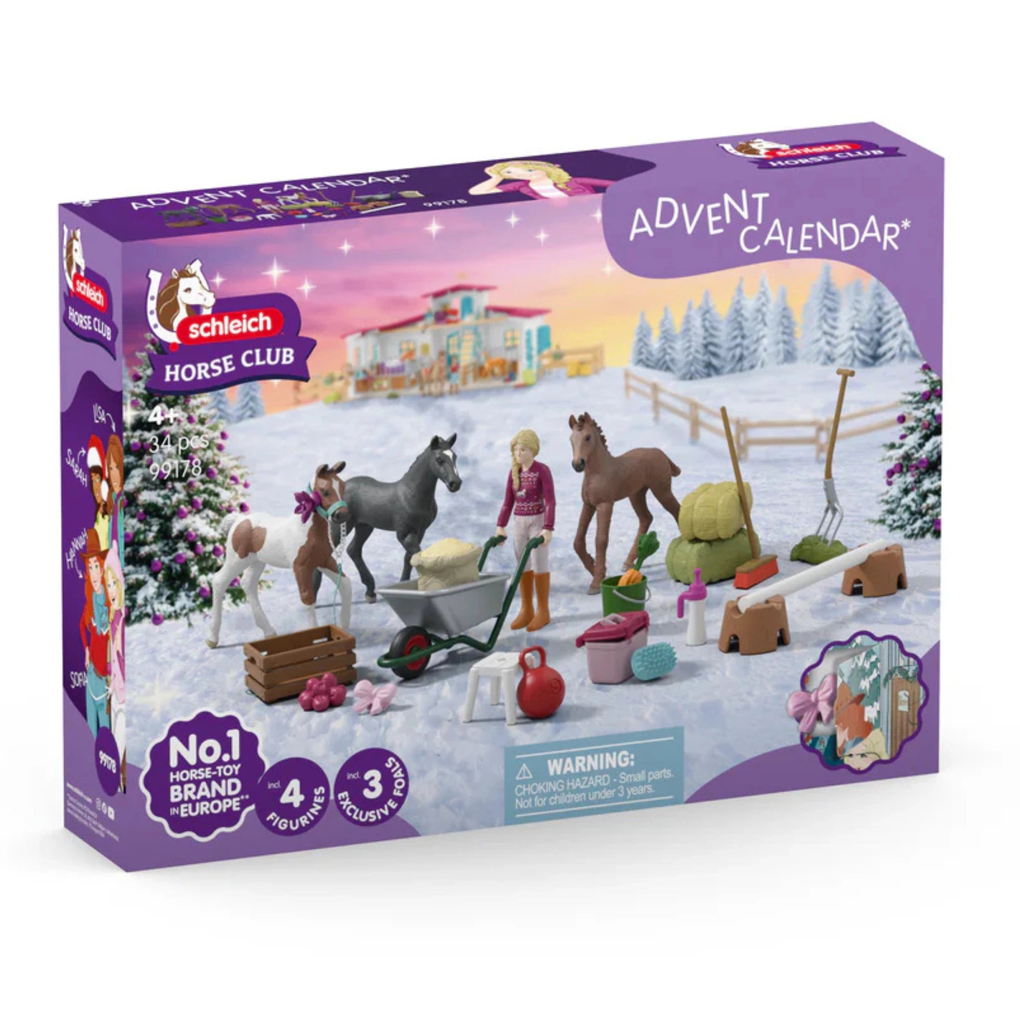 Schleich | Horse Club | 2025 Holiday Foal Magic | Horse Toy