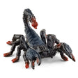 Close-up of Schleich Wildlife Emperor Scorpion wild animal toy on a white background