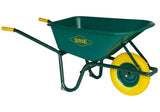 Erie Industrial Wheelbarrow with Poly Tray | 5 Cu Ft