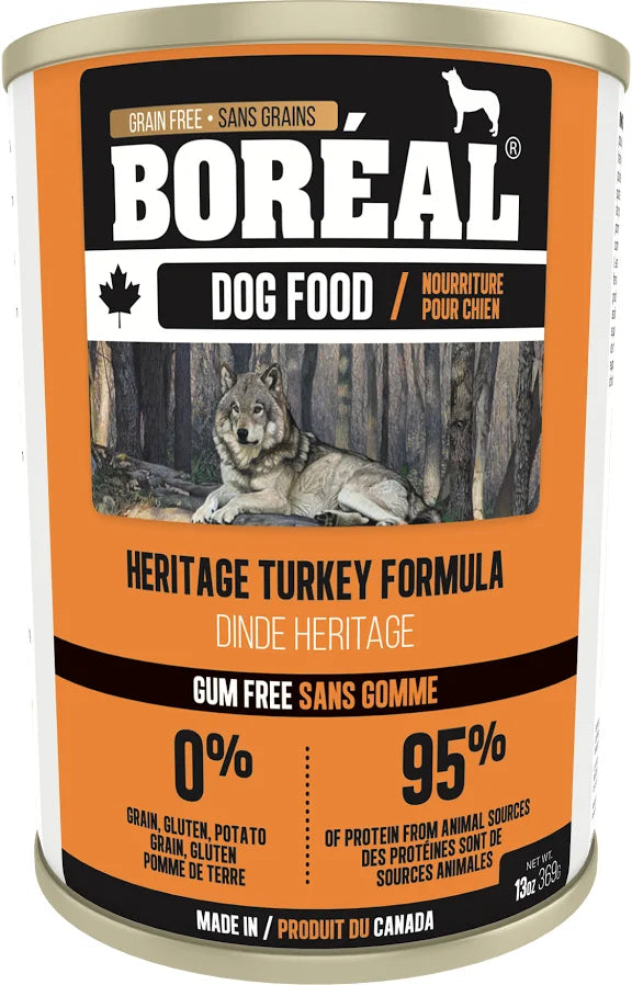 Boreal Heritage Turkey Dog Food | Canned 369g