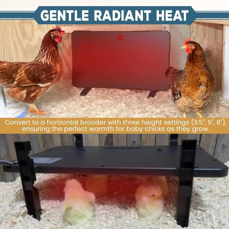 Farm Innovators PH-200 2-in-1 Coop Heater & Chick Brooder | 200W/50W