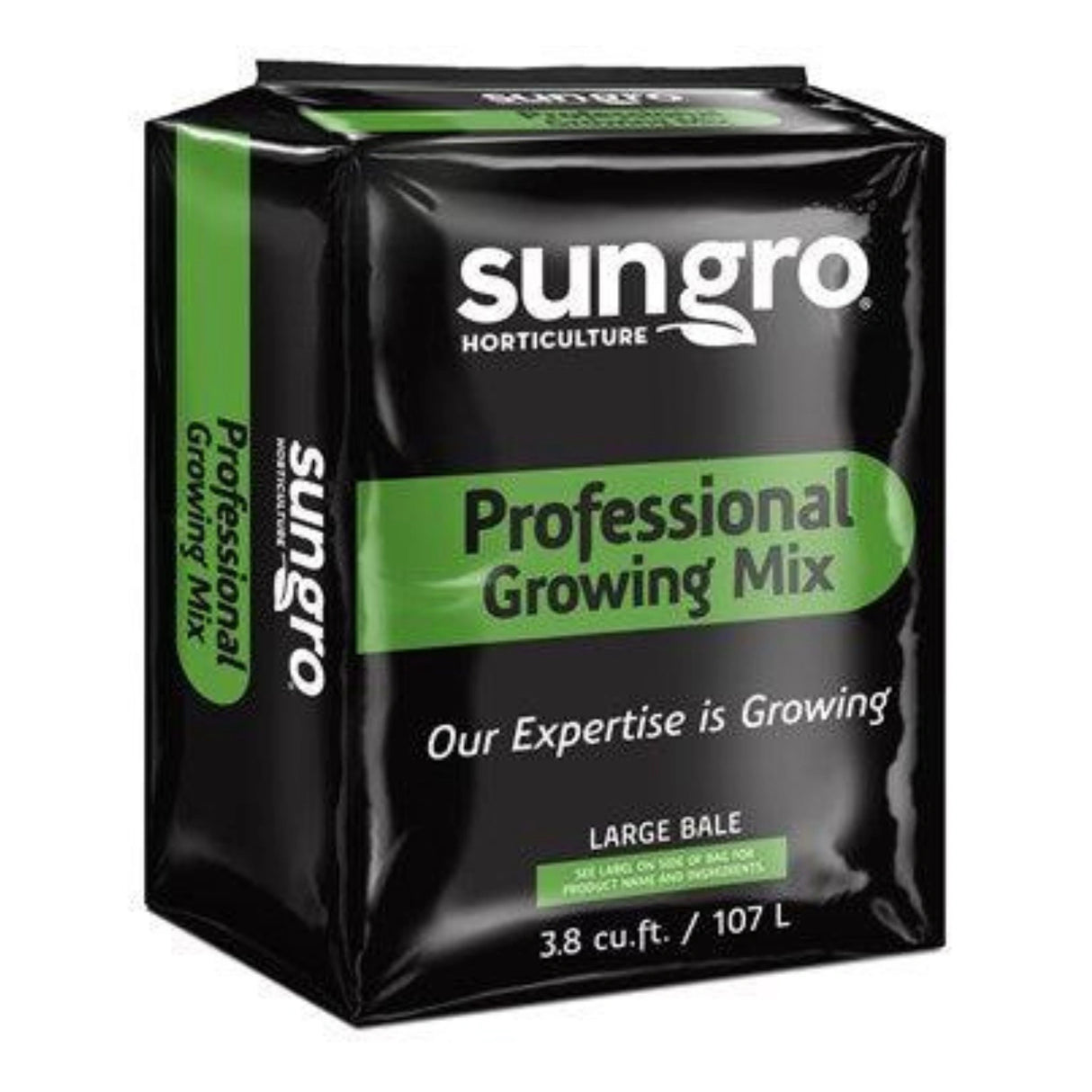 A front view of Sun Gro Horticulture Soil Mix on a white background