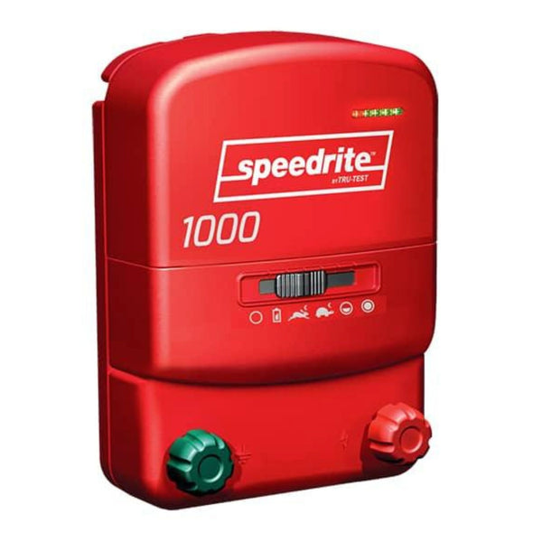 Speedrite | 1000 Unigizer | Dual Powered Electric Fence Energizer | 10 Mile