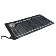 Close up view of Sunblaster heat sheet heating mat on a white background