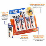 Terro Fly Magnet Stick Fly Paper Trap - 4 pack