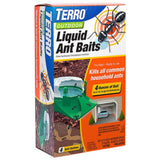 Close-up view of Terro Ant Trap bait station on a white background