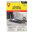 Front view of Victor Pest Fast-Kill Disposable Mouse Bait Station – 2 Pack on a white background