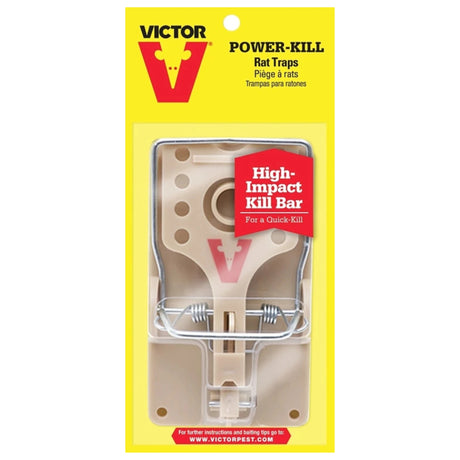Front view of Victor Rat Trap Power-Kill pest control device on a white background