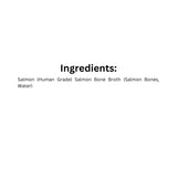 List of Ingredients of Wild Vibes Salmon & Bone Broth Freeze-Dried Dog Treats