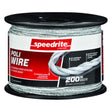 A front view of Speedrite Wire Fencing Poliwire 660 ft. on a white background