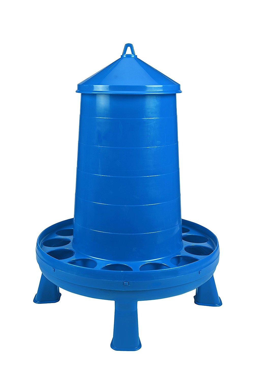 Little Giant Double-Tuf Plastic Poultry Feeder with Legs