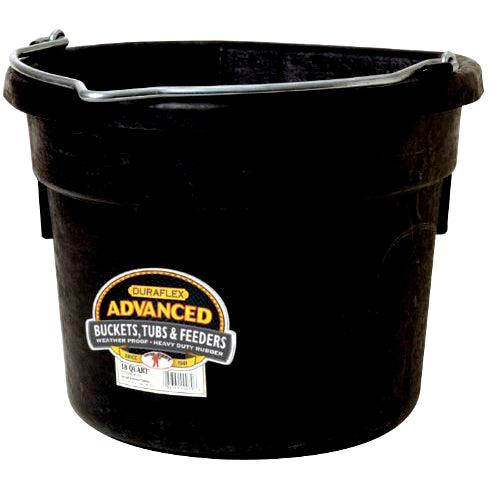 Little Giant Flat Back Rubber Bucket 18 Quart