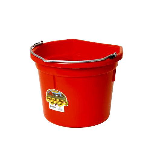 Little Giant FB22 Plastic Flat Back Bucket 22 Quart