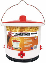 Farm Innovators 2 Gallon Heated Poultry Waterer/Drinker