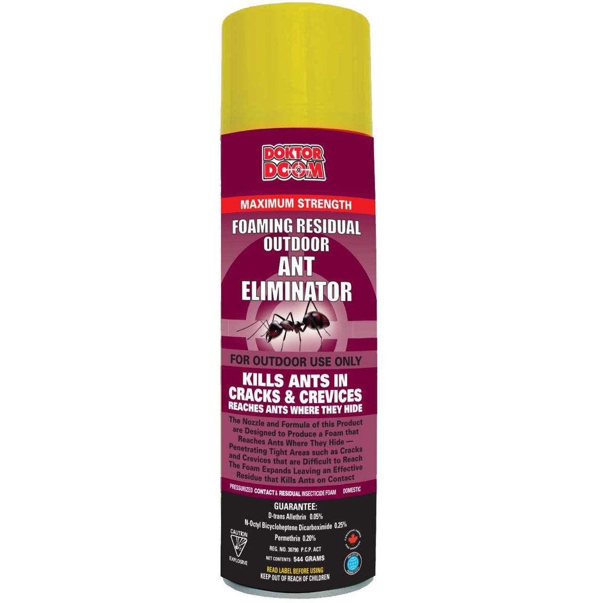 Doktor Doom Maximum Strength Foaming Residual Outdoor Ant Eliminator